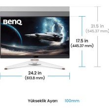 BenQ Mobiuz EX271U 27'' IPS 4K 165Hz 1ms 1x eARC HDMI 2xHDMI DP USB-C FreeSync HDR400 Pivot Kumandalı Oyun Monitörü