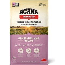 Paxteks Singles Grass Fed Lamb Kuzulu Elmalı Tahılsız Köpek Maması Tüm Irk ve Yaşam Evreleri 11,4 kg