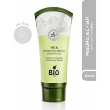 Bio Asia Süt Peeling Jel – Cildi Yumuşatan, Ölü Derileri Nazikçe Arındıran Süt Özlü Formül 150 ml