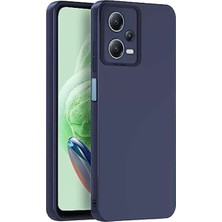LTG Nova Redmi Note 12 5g Kılıf Nano Içi Kadife Silikon - Lacivert