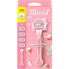 Esranın Dünyası Gillette Venus Comfortglide Spa Breeze Kadın Tıraş Makinesi ve 4 Adet Yedek Tıraş Bıçağı