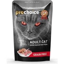 Paxteks Pouch Kuzulu ve Ciğerli Tahılsız Yetişkin Kedi Konservesi 85 gr