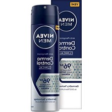 Esranın Dünyası Nıvea Men Erkek Sprey Deodorant Derma Control Clinical 150 Ml, 96 Saat Antiperspirant Koruma,ekstra Kuruluk,alkolsüz