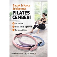 Cocovia 38 Cm Pilates Çemberi,Plates Halkası Spor Egzersiz Aleti Özel Tutmalı Model