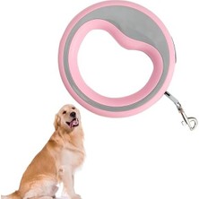 Esranın Dünyası Kanjı Otomatik Köpek Gezdirme Tasması – Pembe | 2.5 Metre Geri Çekilebilir Plastik Tasma – Ergonomik Tutma Saplı, Güçlü Metal Kancalı, Küçük ve Orta Irklar Için Uygun | Yürüyüş & Eğitim Için