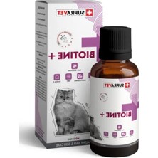 Esranın Dünyası Supravet Biotine Kediler Için Tüy Sağlığı Multi Vitamin Damlası 100 ml