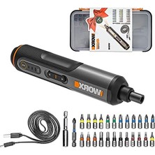 Esranın Dünyası WX240 4VOLT/1.5AH. Li-Ion Akıllı Şarjlı Tornavida + 26 Adet Bits Uç