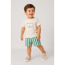 Şirin Ayıcık Erkek Bebek Alt Üst Takım