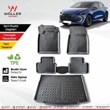 Wöller Yeni Renault Clio 6 ile Uyumlu Paspas Bagaj Havuzu Set 2026 Sonrası Uyumlu 3D Ultraflex Set