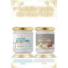 WAAW GOOD Keratin &kolajen 210 ml Düzleştirici ve 7 Yağ Içeren Saç Maskesi 210 ml Saç Bakım 2'li Fırsat Paketi