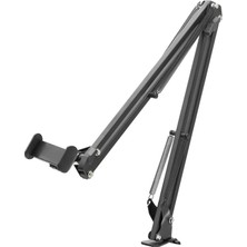 LTG Nova Mafsalli Kollu Masa Kenari Telefon Tablet Standi - Si̇yah ND1052