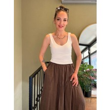 Ali Butik Ekru Korseli Polyamid Atlet