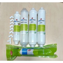 Waterbank Su arıtma Cihazı Filtesi İnline Kapalı Kasa Cİhazlarla uyumlu 5'li Set