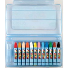 Giotto Big Rainbow 12'li Altıgen Yağlı Pastel Boya Seti Renkli ve Eğlenceli Çizim İçin