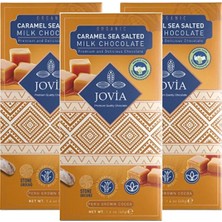 Jovia Organik Sütlü Çikolata-Karamel&deniz Tuzlu 3'lü Avantaj Paket