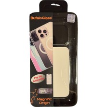 Bufaloglass iPhone 17 Pro Origin Case White Crystal Kılıf