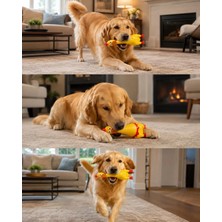 Demirhan Sesli Horoz Köpek Oyuncağı M Orta Boy