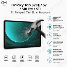 Samsung     Galaxy Tab S9 Fe / S10 Lite / S11 Temperli Cam Ekran Koruyucu – Kalem Hassasiyetini Bozmaz