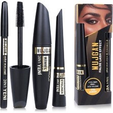 Hereveoyuncak 3'ü 1 Arada Göz Makyajı Seti - Eyeliner, Maskara, Kalemm