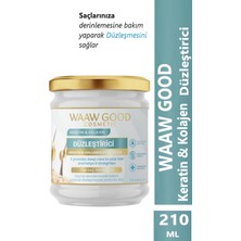 WAAW GOOD Düzleştirici Krem 210 ml Onarıcı Etkili Kolajen&Keratin Tüm Saçlar İçin Güçlendirici