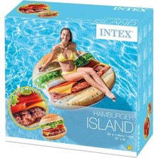 Fantastik Store Intex Hamburger Ada Yatak 145X142 cm - 58780 (Lisinya)