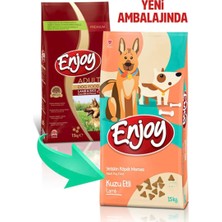 Enjoy Kuzulu ve Pirinçli Yetişkin Köpek Maması 15 kg