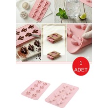 Silicolife Silikon Kaktüs Desenli Buz ve Çikolata Kalıbı SL058 PEMBE