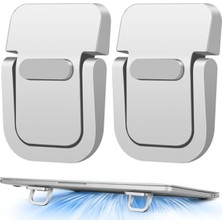 Esranın Dünyası Mini Dizüstü Bilgisayar Standı, Taşınabilir Dizüstü Bilgisayar Standı, Havalandırmalı Soğutmalı Katlanabilir ve Hafif Ergonomik Yükseltici, Şık Bilgisayar Dizüstü Bilgisayar Tutucu Klavyelere