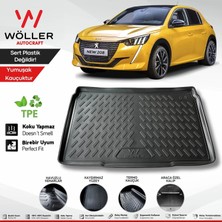 Wöller Peugeot 208 Bagaj Havuzu 2020 Sonrası 3D Wöller Ultraflex Esnek
