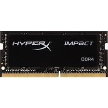 Kingston HyperX Impact 8GB DDR4 Ram 2666MHz Yüksek Performanslı Düşük Gecikme CL15 HX426S15IB2/8