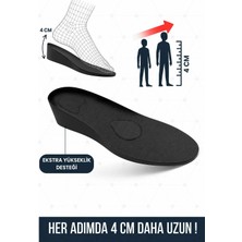 Lord Mountain 4 cm Boy Uzatıcı Tabanlık Etkileyici Yükseklik Desteği 41 - 43 Beden