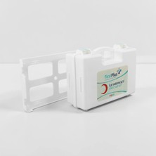 First Plus İş Yeri İlk Yardım Seti FP04.102 – DIN Standardına Uygun Dayanıklı ABS Çanta Duvar Askı Aparatlı.