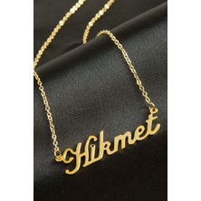 Tak Calıştir Hikmet Isimli Kolye (Kişiye Özel)