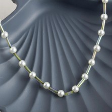 Tak Calıştir Inci Boncuk Kolye