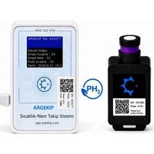 Argekip Wi-Fi Fosfin (Ph₃) Gaz Sensörü | Ppm Ölçüm | Alarm & Uzaktan Izleme