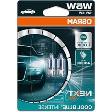 Esranın Dünyası Osram Cool Blue Intense Nex Gen T10 4000K Beyaz Işık Park Ampulü (2'li Set)          [enerji Sınıfı A]