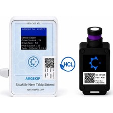 Argekip Wi-Fi Hcl (Hidrojen Klorür) Gaz Sensörü |ppm Ölçüm | Alarm & Uzaktan Izleme