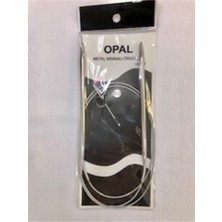 Opal 100 cm Metal Misinalı Şiş 5 mm Kalite Çelik ile Rahat Örgü İmkanı