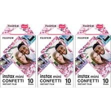 Fujifilm Instax Mini Confetti 10 Adet Film Seti Desenli Çerçeve ile Anlık Fotoğraf Keyfi