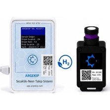 Argekip Wi-Fi H₂ (Hidrojen) Gaz Sensörü | Ppm Ölçüm | Alarm & Uzaktan Izleme