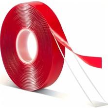 Esranın Dünyası Şeffaf Silikonlu Çift Taraflı Montaj Bandı – 10MM x 5 Metre | Süper Güçlü, Su Geçirmez, Akrilik Yapışkan Bant – Iz Bırakmaz, Yeniden Kullanılabilir