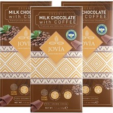 Jovia Organik Sütlü Çikolata-Kahveli 3'lü Avantaj Paket