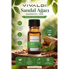 Vivaldi Home Sandal Ağacı Uçucu Yağ,buhurdanlık Yağı, Doğal Uçucu Yağ, Oda Kokusu, Aromaterapi Yağ, Esansiyel Yağ
