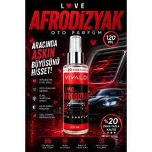 Vivaldi Car Vivaldi Afrodizyak Araba Kokusu Sprey 120 ml Kalıcı ve Yoğun Ferahlık Özelliği ile Taze Hava