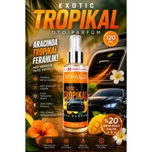 Vivaldi Car Exotic Tropikal Araba Kokusu Sprey 120 ml | Kalıcı Ferahlık