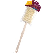 DecoBella Sisal Ahşap Saplı Sırt Lifi 70164 - Krem