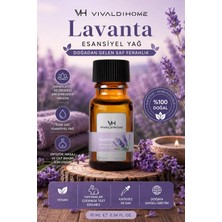 Vivaldi Home Lavanta Aromaterapi Esansiyel Yağ 10 ml – Rahatlatıcı Doğal Aroma