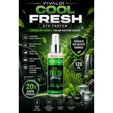 Vivaldi Car Vivaldi Cool Fresh Araba Kokusu Sprey 100 ml Uzun Süre Kalıcı Ferah Koku Özelliği ile
