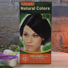 Natural Colors TN1N Siyah Amonyaklı Krem Saç Boyası Kalıcı Renk ve Saç Bakım Etkisi 99 ml