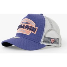 RustandRich Kadın Erkek Mor Trucker Şapka Curved Visor Urban Collection Gagarin